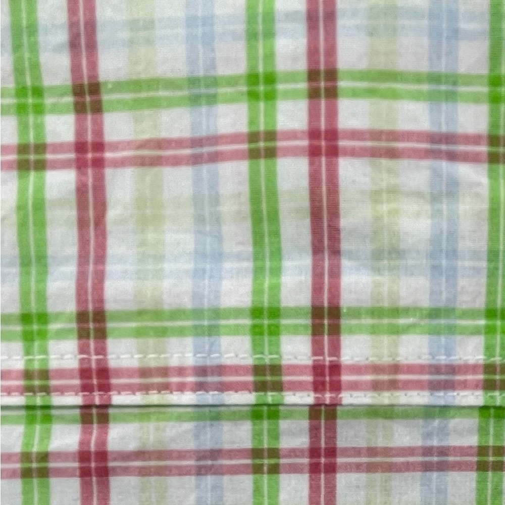 Southern Proper Henning Shirt‎ White Salmon Green Plaid Button Down L/S Mens  L - Picture 5 of 10